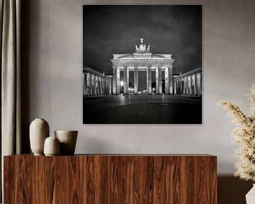 Brandenburg Gate BERLIN b/w by Melanie Viola