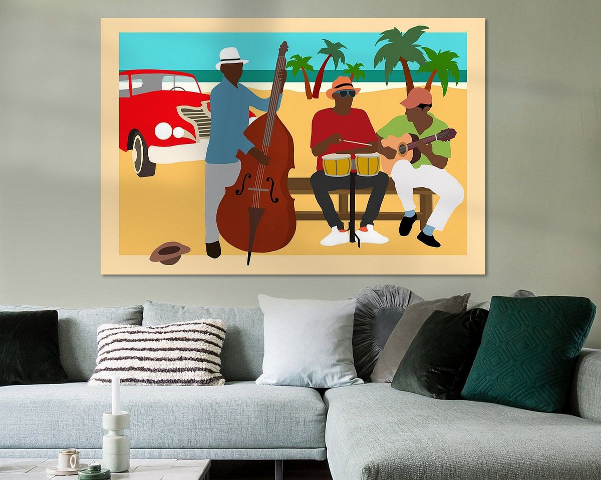 Example of the artwork in a room