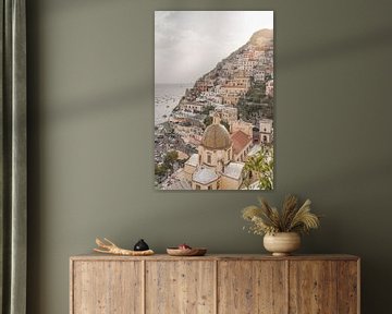Blick in Positano an der Amalfiküste - Italien Reisefotografie von Henrike Schenk