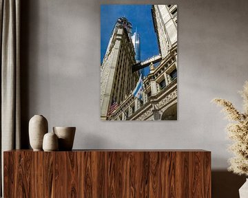 Facade Wrigley Building and Trump Tower in Chigaco USA by Dieter Walther