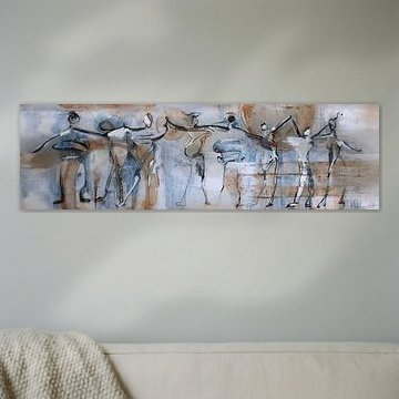 Connected people V van Atelier Paint-Ing