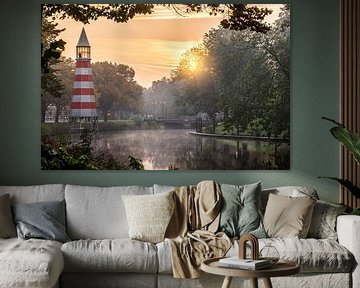 Mystiek Breda bij zonsopkomst van JPWFoto