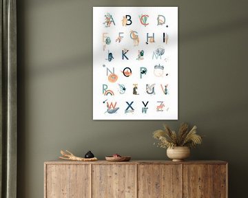 Alphabet-Poster von Goed Blauw