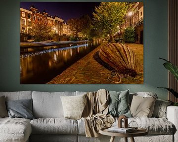 The boat and the canal by zeilstrafotografie.nl