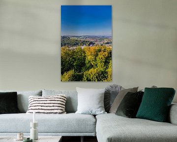 Les ruines du château de Scharfenburg en robe d'automne sur Oliver Hlavaty