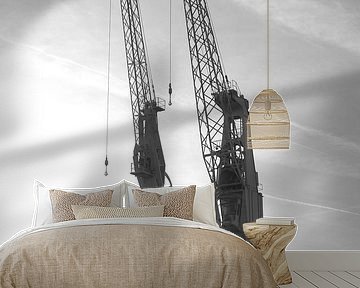 Cranes of Antwerp by Jolanda Kraus
