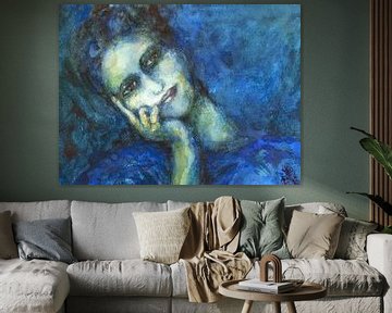 Feeling Blue (1) van Ineke de Rijk