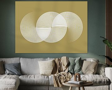 Gouden regenboog (gezien bij vtwonen) van Mad Dog Art