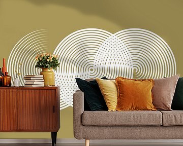 Goldener Regenbogen von Mad Dog Art