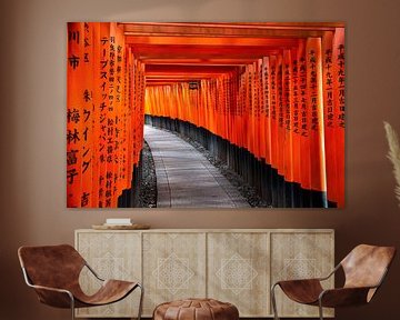 Fushimi-Inari-Schrein, Kyoto, Japan. von Barbara Merlone