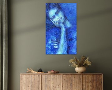 Feeling Blue (2) van Ineke de Rijk