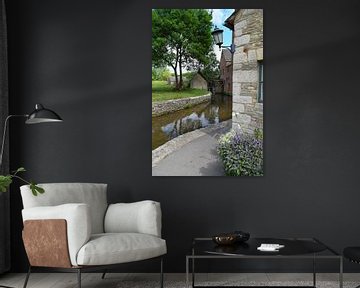 Idyllische watermolen in de Engelse Cotswolds van Studio LE-gals