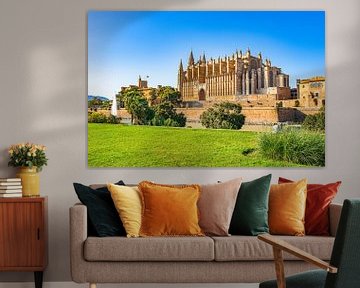 Cathédrale dans le centre historique de la ville de Palma de Majorque, Espagne Îles Baléares sur Alex Winter