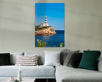 Phare à Porto Colom, île de Majorque Espagne sur Alex Winter