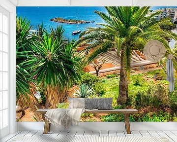 Spanje, uitzicht op de kust in Calvia op het eiland Mallorca