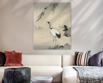 Japan Kraanvogel bij het Meer van Mad Dog Art