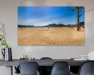 Plage de Platja de Alcudia sur l'île de Majorque sur Alex Winter