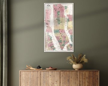 Map of New York van Gisela- Art for You