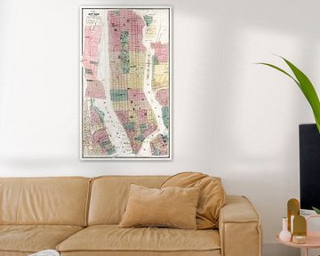 Map of New York van Gisela - Art for you