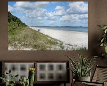 Prora strand,Oostzee,Eiland Rügen van Peter Eckert