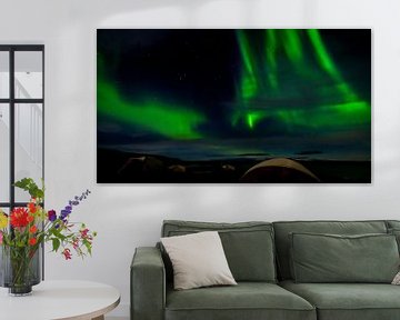 Northern Lights, Aurora Borealis, Iceland by Eddy Westdijk