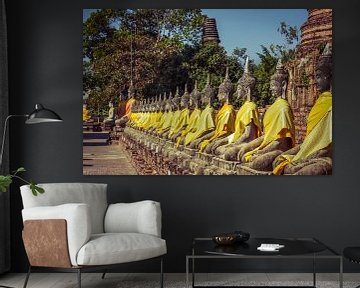 Tempels in Ayutthaya van Levent Weber