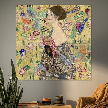 Dame mit Fächer, Gustav Klimt