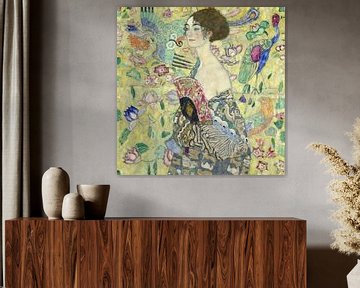 Dame mit Fächer, Gustav Klimt