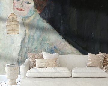 Dame in Weiß, Gustav Klimt