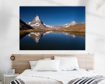 Riffelsee Matterhorn reflectie