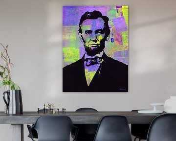 President Abraham Lincoln van Kathleen Artist Fine Art