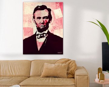 President Abraham Lincoln van Kathleen Artist Fine Art