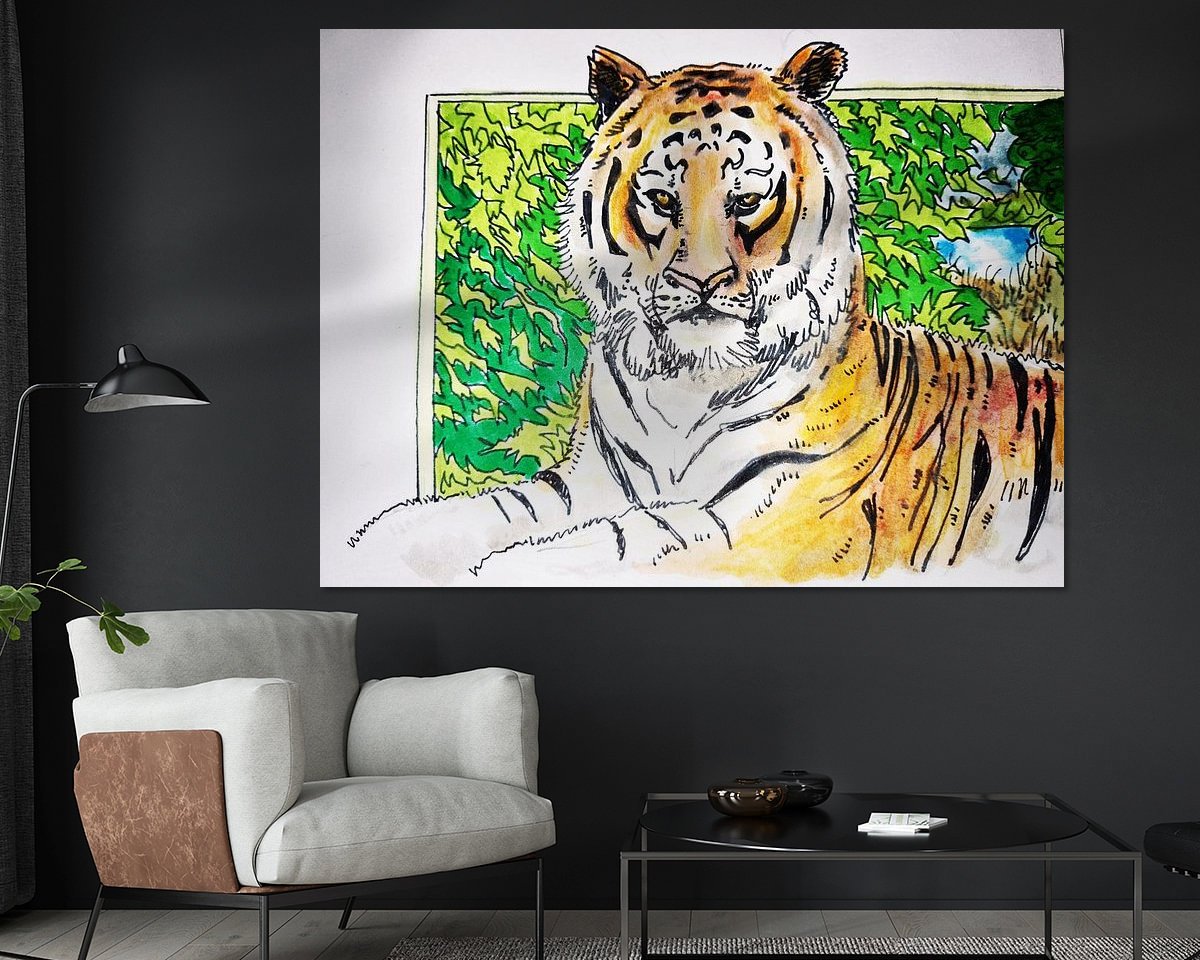 Example of the artwork in a room