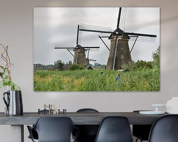 Mills of Kinderdijk by Michael de Boer