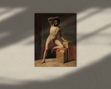 Männlicher Akt, Gustav Klimt