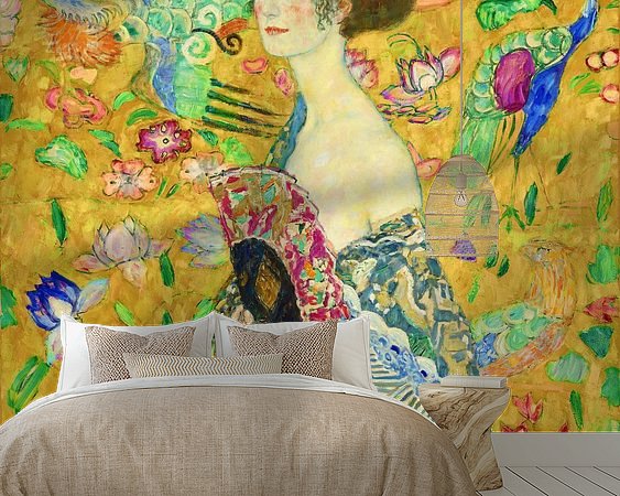 La dame à l'éventail de Klimt