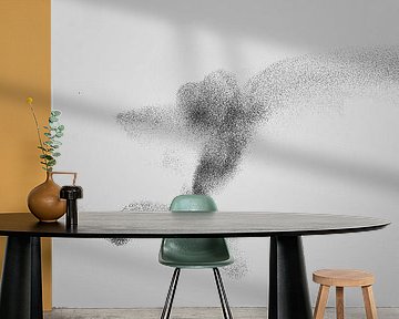 Starling swarm by Jarno van Bussel