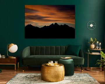 Silhouette of the Tatras by Jarno van Bussel