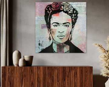 Frida "Triple Colours van Kathleen Artist Fine Art