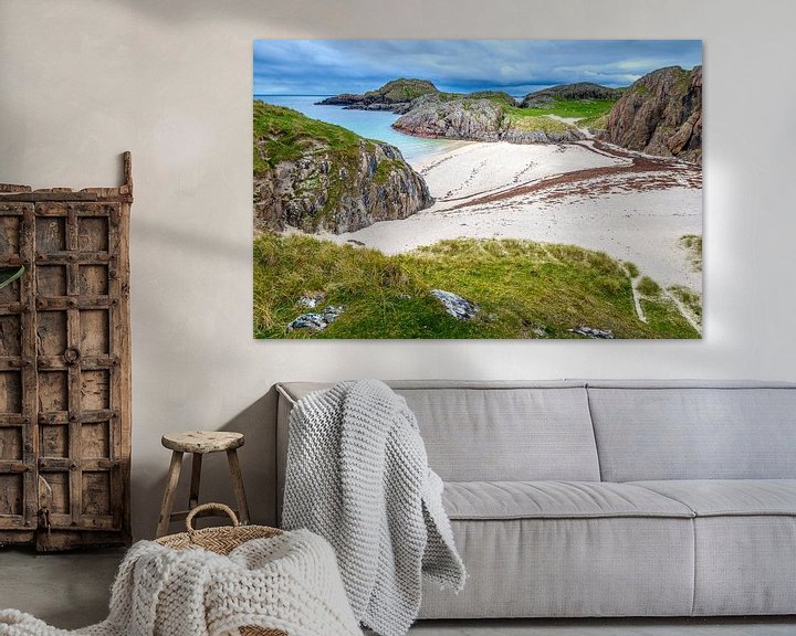 Beispiel: Idyllischer Strand auf der mystischen Insel Iona von Rob IJsselstein
