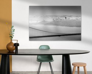 San Francisco hinter der Brücke von Wim Slootweg