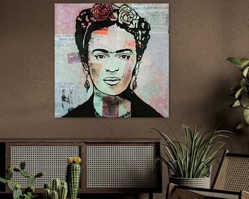 Frida "Tricolore van Kathleen Artist Fine Art