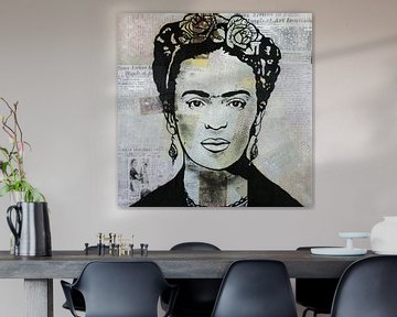 Frida "Tricolore van Kathleen Artist Fine Art