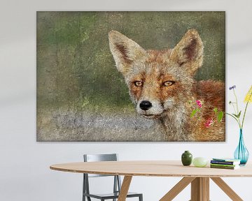 Verarbeitung eines (roten) Fuchses in den Dünen von Carla van Zomeren