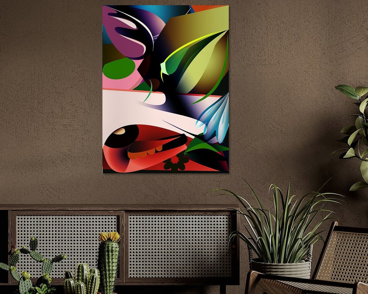 Example of the artwork in a room