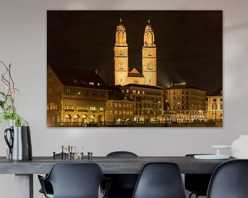 Grossmünster in Zürich van Christian Tobler