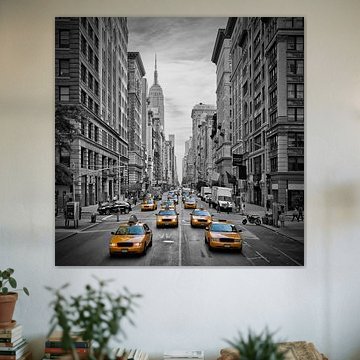 5th Avenue NYC Traffic II by Melanie Viola