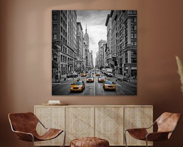 5th Avenue NYC Traffic II by Melanie Viola