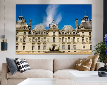 Facade Cheverny Castle Loire France by Dieter Walther