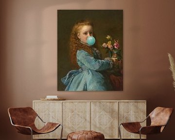 Edith with Bubbles van Gisela- Art for You